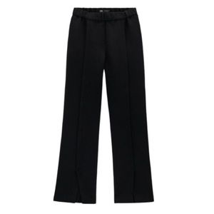 ZARA Structured Slit Pants